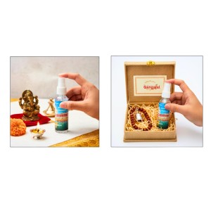 Bishuddha Gangajal Spray Bottle | 100% Pure Ganga Jal for Pooja & Religious Rituals | Holy Water for Mandir & Festivals | Easy Spray Bottle (50ml) Bishuddha Gangajal Spray Bottle | 100% Pure Ganga Jal for Pooja & Religious Rituals | Holy Water for Mandir & Festivals | Easy Spray Bottle (50ml)