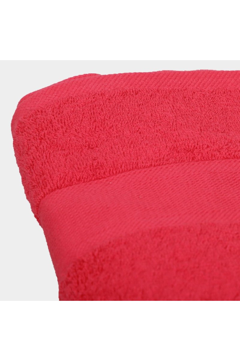 Home Beautiful 250 GSM Red Cotton Bath Towel - (M3133)