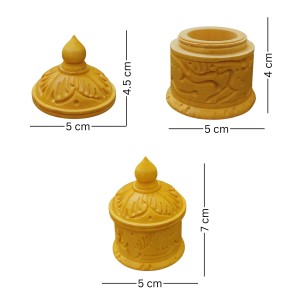HiTechMart Handcrafted Wooden Sindoor Box with Intricate Carvings – Traditional Decorative Storage Container with Lid for Pooja & Gifting HiTechMart Handcrafted Wooden Sindoor Box with Intricate Carvings – Traditional Decorative Storage Container with Lid for Pooja & Gifting