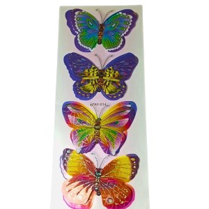 Decorative 8D Butterfly Wall Stickers – 24 PCS Realistic 3D Butterfly Decals for Bedroom, Living Room, Nursery, Home Decor – Removable, Waterproof, Easy to Apply (Multicolor) (1) Decorative 8D Butterfly Wall Stickers – 24 PCS Realistic 3D Butterfly Decals for Bedroom, Living Room, Nursery, Home Decor – Removable, Waterproof, Easy to Apply (Multicolor) (1)