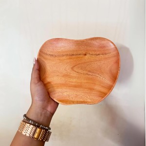 Segun Wooden Serving Tray Rustic Platter Fruit Shaped Board Decorative Kitchen Display Natural Wood Home Decor 7.5/6 inch Segun Wooden Serving Tray Rustic Platter Fruit Shaped Board Decorative Kitchen Display Natural Wood Home Decor 7.5/6 inch