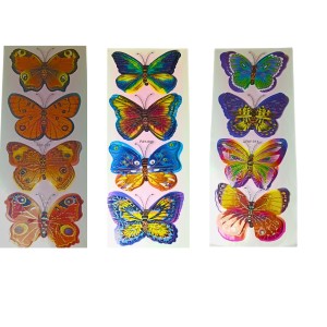 Decorative 8D Butterfly Wall Stickers – 4 PCS Realistic 3D Butterfly Decals for Bedroom, Living Room, Nursery, Home Decor – Removable, Waterproof, Easy to Apply (Multicolor) (3) Decorative 8D Butterfly Wall Stickers – 4 PCS Realistic 3D Butterfly Decals for Bedroom, Living Room, Nursery, Home Decor – Removable, Waterproof, Easy to Apply (Multicolor) (3)