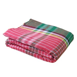 Vibrant Multicolour Cotton Gamcha | Soft, Absorbent, and Lightweight Towel for Bath, Travel, and Multipurpose Use (1)