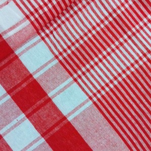 Traditional Red Cotton Gamcha | Absorbent, Lightweight Towel for Bath, Face, Travel & Multipurpose Use (2)
