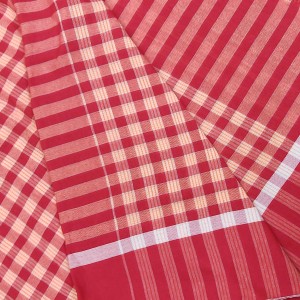 Hitech Sales Traditional Cotton Gamcha Towel Set of 2 – Handloom Checkered Bath Towels | Soft, Lightweight, Quick-Dry | Multipurpose Use for Bathing, Travel | Red & Green(33x75inch) Hitech Sales Traditional Cotton Gamcha Towel Set of 2 – Handloom Checkered Bath Towels | Soft, Lightweight, Quick-Dry | Multipurpose Use for Bathing, Travel | Red & Green(33x75inch)