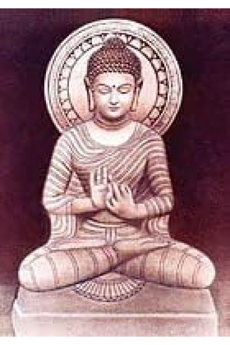 Elevate Your Space with Buddha's Serenity: Wood-Laminated Buddha Photo