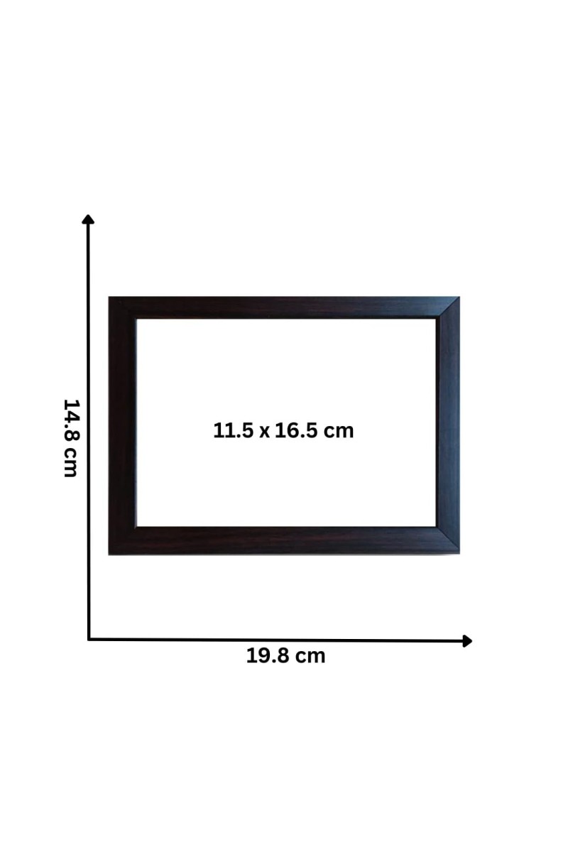 Hitech Radha Krishna Photo Frame Radhakrishna Wall Painting Laminated photo frame for temple, Study & living room, gifts (Pvc Frame and Front face - Glass, 8 x 6 inch)