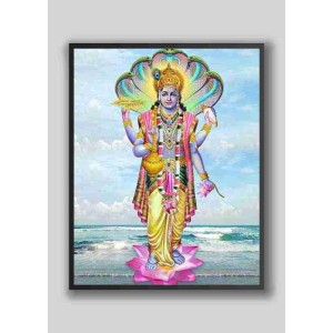 Divine NARAYANA Photo with Elegant Wood Lamination – Blessings for Your Home Divine NARAYANA Photo with Elegant Wood Lamination – Blessings for Your Home