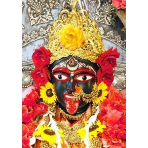 Divine BHABATARINI Photo with Elegant Wood Lamination – Blessings for Your Home (10 x 12, Colour)
