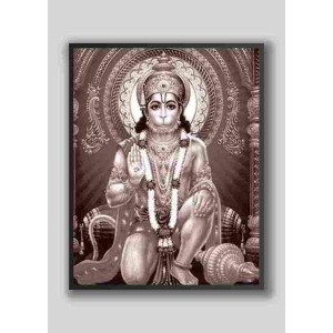 Sri Hanuman Wood-Laminated Photo: Strength and Devotion for Your Home Sri Hanuman Wood-Laminated Photo: Strength and Devotion for Your Home