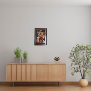 Hitech Sales - Shiv Pariwar Polystyrene Photo Frame for Wall Decor Home, Office, and Temple (Printed Photo, Pack of 1) Hitech Sales - Shiv Pariwar Polystyrene Photo Frame for Wall Decor Home, Office, and Temple (Printed Photo, Pack of 1)