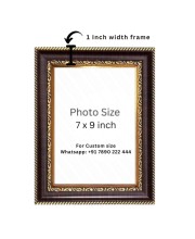 HiTechMart Maa Tara Charan Paduka Photo Frame – Decorative Spiritual Wall & Tabletop Frame for Home, Temple, and Office – Religious Gift & Puja Decor