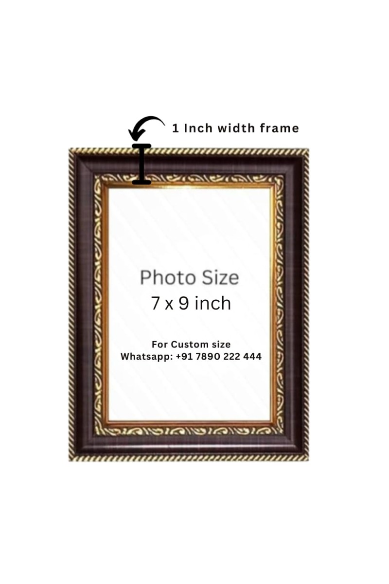 HiTechMart Maa Tara Charan Paduka Photo Frame – Decorative Spiritual Wall & Tabletop Frame for Home, Temple, and Office – Religious Gift & Puja Decor