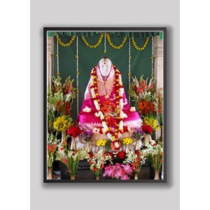 HI Tech Sales Mother Sri Sarada Devi - Jayrambati Shrine wood laminater Photo for wall hanging/gift/temple/puja room/home decor HI Tech Sales Mother Sri Sarada Devi - Jayrambati Shrine wood laminater Photo for wall hanging/gift/temple/puja room/home decor
