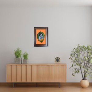 Hi Tech Sales Baal Gopal Polystyrene Photo Frame for Wall Decor Home, Office, and Temple (Wallmount, Printed Photo, Pack of 1) Hi Tech Sales Baal Gopal Polystyrene Photo Frame for Wall Decor Home, Office, and Temple (Wallmount, Printed Photo, Pack of 1)