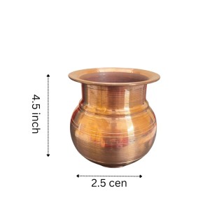 ure Copper Kalash Lota Traditional Indian Pooja Pot Vessel for Rituals and Décor This Small tambe ka lota is Perfect for Storing Water in Your Pooja mandir and is a Vital Part of Pooja Items. ure Copper Kalash Lota Traditional Indian Pooja Pot Vessel for Rituals and Décor This Small tambe ka lota is Perfect for Storing Water in Your Pooja mandir and is a Vital Part of Pooja Items.