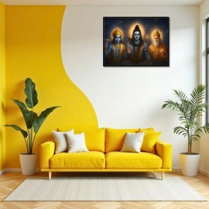 Lord Brahma VISHNU Mahesh Laminated Photo - 7x9 Inches, Divine Blessings For Home & Office And Temple Decoration (F16051) Lord Brahma VISHNU Mahesh Laminated Photo - 7x9 Inches, Divine Blessings For Home & Office And Temple Decoration (F16051)