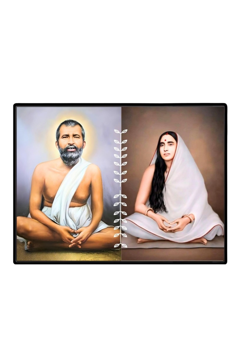 Maa SaradaSarada Devi Laminated Photo - 7x9 Inches, Divine Blessings For Home & Office And Temple Decoration (F16166)