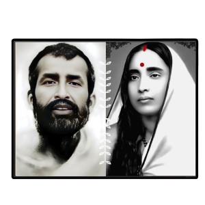 Maa SaradaSarada Devi Laminated Photo - 7x9 Inches, Divine Blessings For Home & Office And Temple Decoration (F16162)