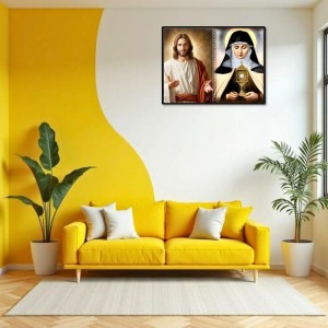 Immaculate Heart Of Mary Laminated Photo - 11x13 Inches, Divine Blessings For Home & Office And Temple Decoration (F16455) Immaculate Heart Of Mary Laminated Photo - 11x13 Inches, Divine Blessings For Home & Office And Temple Decoration (F16455)