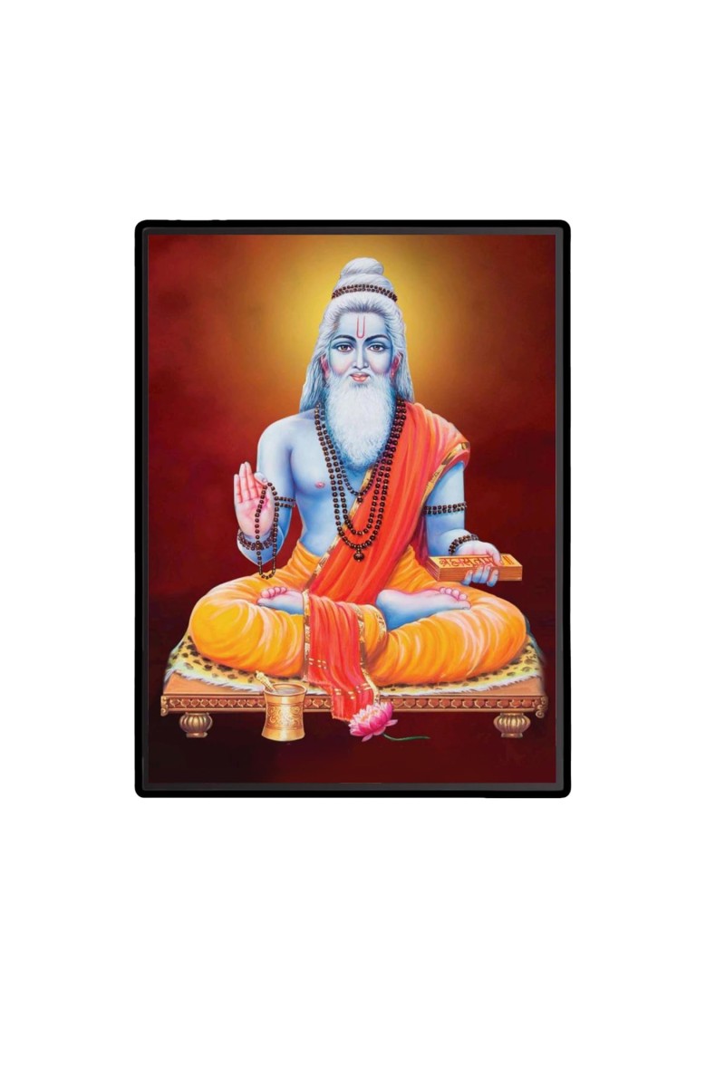Vashishtha Laminated Photo - 5x7 Inches, Divine Blessings for Home & Office and Temple Decoration