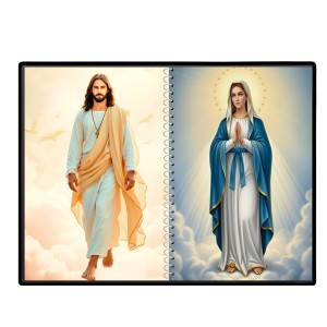 Jesus Christ-Our Lady Of Grace Laminated Photo - 7x9 Inches, Divine Blessings For Home & Office And Temple Decoration (F16398) Jesus Christ-Our Lady Of Grace Laminated Photo - 7x9 Inches, Divine Blessings For Home & Office And Temple Decoration (F16398)