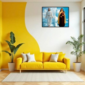 Jesus Christ-St. Therese Of Lisieux Laminated Photo - 7x9 Inches, Divine Blessings For Home & Office And Temple Decoration (F16250) Jesus Christ-St. Therese Of Lisieux Laminated Photo - 7x9 Inches, Divine Blessings For Home & Office And Temple Decoration (F16250)