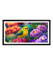 Nature Landscape Floating Frame Scenery Digital Print - (I5895) - 12x24 inch Modern Nature Wall Art for Living Room, Bedroom, Office, Hotels, Drawing Room