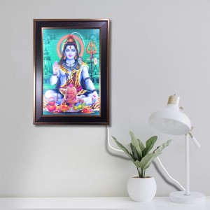 HiTechMart Lord Shiva with Shivling LED Photo Frame – Divine Wall Decor with Light, Hindu Religious God Picture for Home Temple, Pooja Room, or Gift – 12x18 Inch HiTechMart Lord Shiva with Shivling LED Photo Frame – Divine Wall Decor with Light, Hindu Religious God Picture for Home Temple, Pooja Room, or Gift – 12x18 Inch