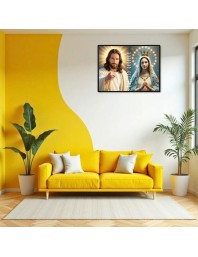 Jesus Christ - Immaculate Conception Laminated Photo - 7x9 Inches, Divine Blessings For Home & Office And Temple Decoration (F16279)