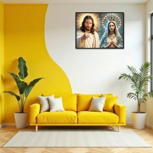 Jesus Christ - Immaculate Conception Laminated Photo - 7x9 Inches, Divine Blessings For Home & Office And Temple Decoration (F16279) Jesus Christ - Immaculate Conception Laminated Photo - 7x9 Inches, Divine Blessings For Home & Office And Temple Decoration (F16279)