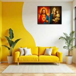 Jesus Lady Of FatimaLaminated Photo - 9x11 Inches, Divine Blessings For Home & Office And Temple Decoration (F16220) Jesus Lady Of FatimaLaminated Photo - 9x11 Inches, Divine Blessings For Home & Office And Temple Decoration (F16220)