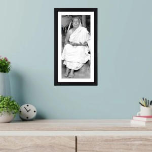 Sri Sri Maa Sarada Devi Black Photo Frame |Elegant Wall Art|Devotional wall art| for Home or Meditation Space or puja room Sri Sri Maa Sarada Devi Black Photo Frame |Elegant Wall Art|Devotional wall art| for Home or Meditation Space or puja room