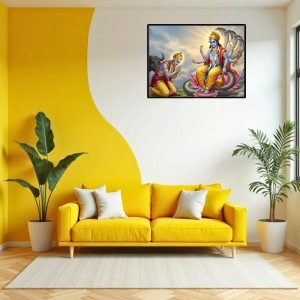 Lord Vishnu Laminated Photo - 5x7 Inches, Divine Blessings For Home & Office And Temple Decoration (F16053) Lord Vishnu Laminated Photo - 5x7 Inches, Divine Blessings For Home & Office And Temple Decoration (F16053)