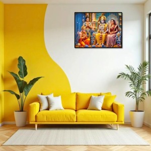 Lord RamSiya Laminated Photo - 7x9 Inches, Divine Blessings For Home & Office And Temple Decoration (F16093) Lord RamSiya Laminated Photo - 7x9 Inches, Divine Blessings For Home & Office And Temple Decoration (F16093)