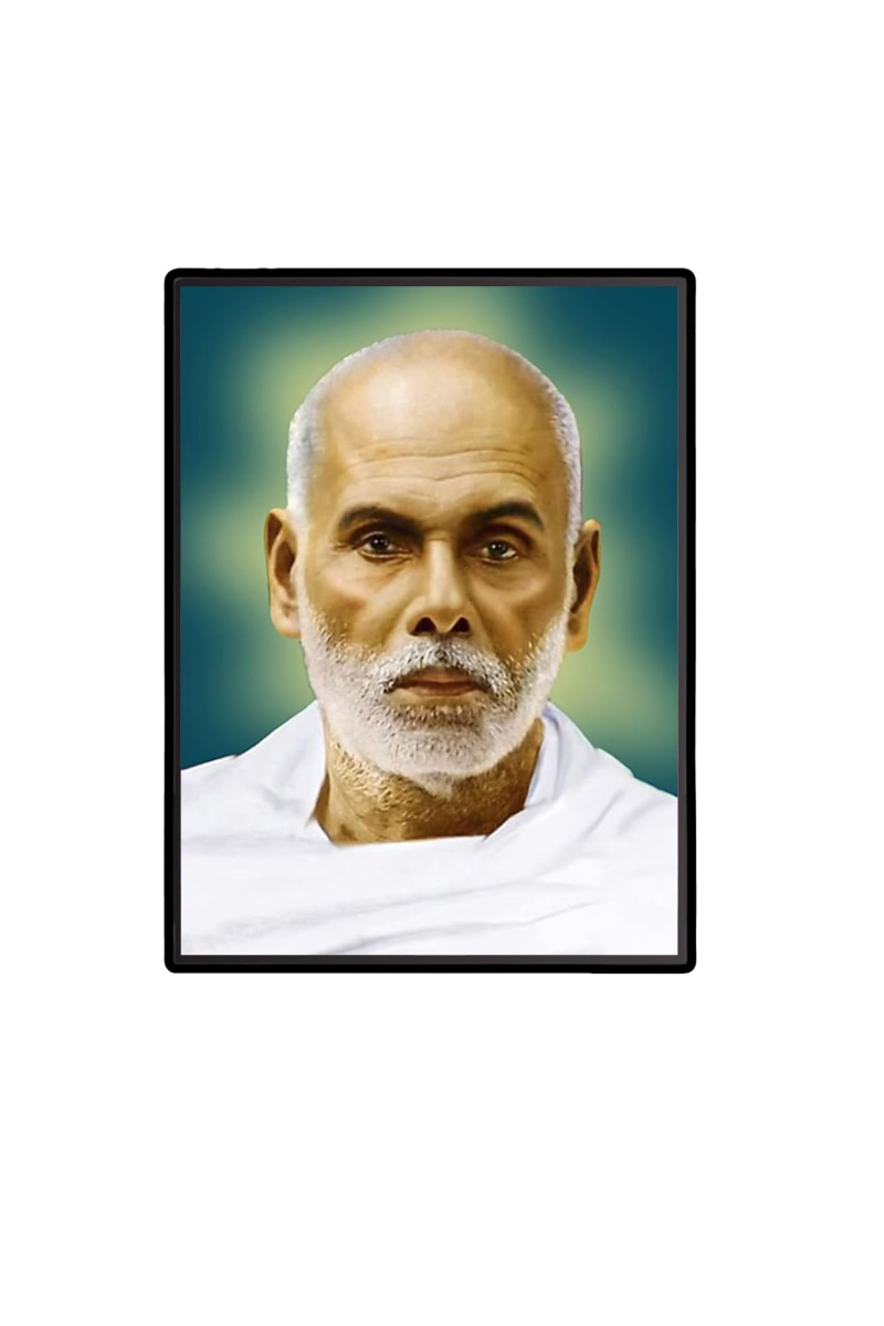 Narayana guru Laminated Photo (7x9 Inches Without glass) Divine Blessings for Table and Walls,Home & Office and Temple Decoration