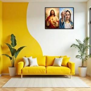 Jesus Christ-Immaculate Conception Laminated Photo - 7x9 Inches, Divine Blessings For Home & Office And Temple Decoration (F16435) Jesus Christ-Immaculate Conception Laminated Photo - 7x9 Inches, Divine Blessings For Home & Office And Temple Decoration (F16435)
