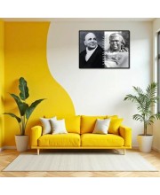 Swami Sivananda Swami Sacchidanandaji Laminated Photo - 13x15 Inches, Divine Blessings For Home & Office And Temple Decoration (F16156)