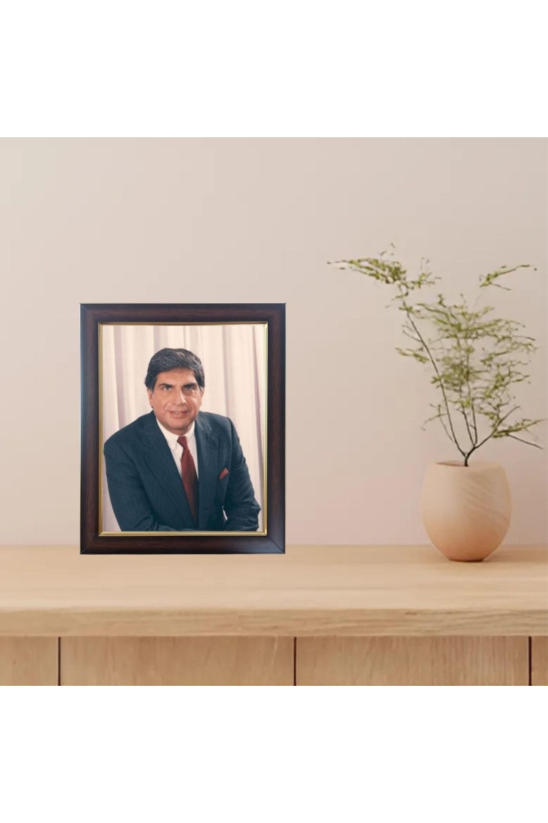 Hitech Sales Ratan Tata The Owner of Tata Company Photo Frame for Pooja Room, Temple Decor, Home Decoration and Gift