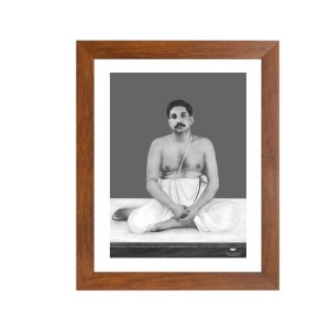 Sri Sri Anukul Chandra Thakur Black and white Photo |Divine Spiritual Wall Art for Home & Worship|deal for Meditation, Home, or Temple |Spiritual Wall Hanging for Pooja Rooms & Gifts