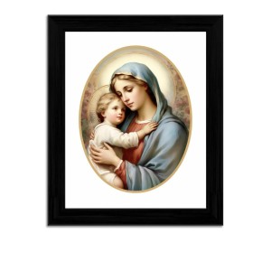 Mother Mary and Baby Jesus Colored Photograph |Divine Wall Art | Perfect for Home or ReligiousDecoration | Devotional wall art Mother Mary and Baby Jesus Colored Photograph |Divine Wall Art | Perfect for Home or ReligiousDecoration | Devotional wall art
