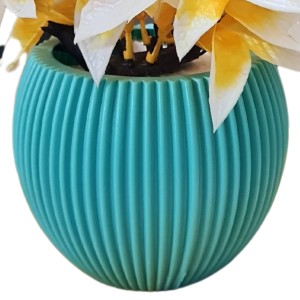 HiTechMart Artificial Yellow & White Flower Pot with Blue Textured Vase | Realistic Faux Flower Pot for Home & Office Décor | Low-Maintenance Tabletop Decoration | Gift for Housewarming & Festivals HiTechMart Artificial Yellow & White Flower Pot with Blue Textured Vase | Realistic Faux Flower Pot for Home & Office Décor | Low-Maintenance Tabletop Decoration | Gift for Housewarming & Festivals