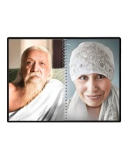 Sri Aurobindo & Mira Alfassa Laminated Photo - 5x7 Inches, Divine Blessings For Home & Office And Temple Decoration (F16305)