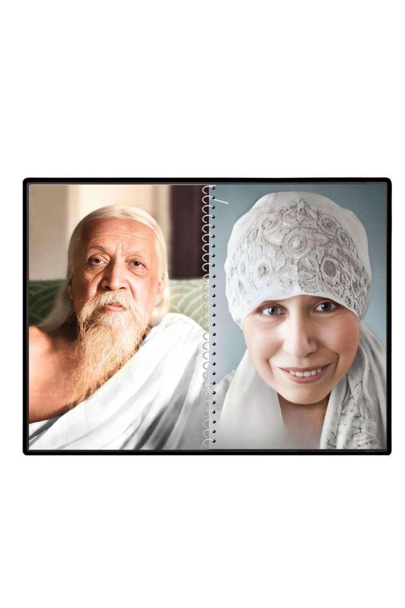 Sri Aurobindo & Mira Alfassa Laminated Photo - 5x7 Inches, Divine Blessings For Home & Office And Temple Decoration (F16305)