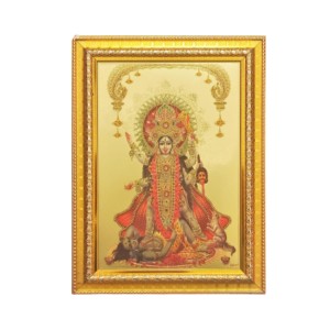 Kali Golden Foil Wall Art – 10.75x14.25 Inch Ornate Framed Hindu Religious Poster Kali Golden Foil Wall Art – 10.75x14.25 Inch Ornate Framed Hindu Religious Poster