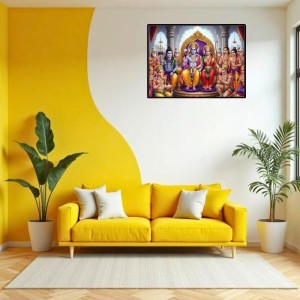 Lord RamSiya Laminated Photo - 7x9 Inches, Divine Blessings For Home & Office And Temple Decoration (F16097) Lord RamSiya Laminated Photo - 7x9 Inches, Divine Blessings For Home & Office And Temple Decoration (F16097)