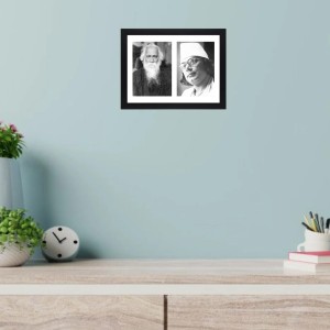 Kabiguru Rabindranath Tagore and Kazi Nazrul Islam - Two Black and White Photos in One Frame | Indian culture wall art (Wall and Tabletop, Printed Photo, 8.3 x 11.7 inches Frame, Black) Kabiguru Rabindranath Tagore and Kazi Nazrul Islam - Two Black and White Photos in One Frame | Indian culture wall art (Wall and Tabletop, Printed Photo, 8.3 x 11.7 inches Frame, Black)