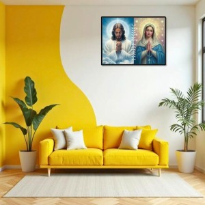 Jesus Christ-Immaculate Conception Laminated Photo - 7x9 Inches, Divine Blessings For Home & Office And Temple Decoration (F16270) Jesus Christ-Immaculate Conception Laminated Photo - 7x9 Inches, Divine Blessings For Home & Office And Temple Decoration (F16270)