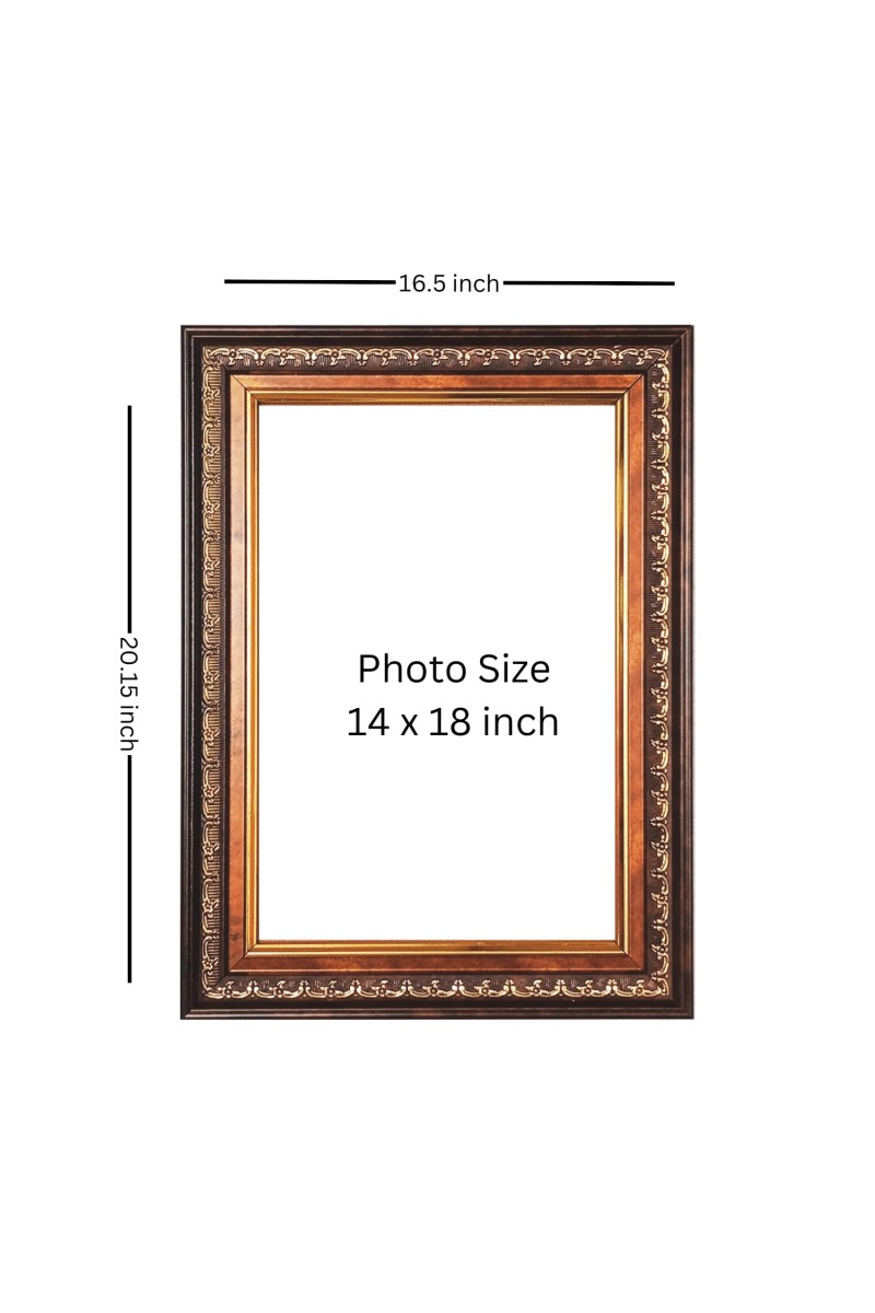 Sri Vishwakarma Color Photo 16x20 Inch - Vibrant Religious Wall Art for Home or Office Decor.