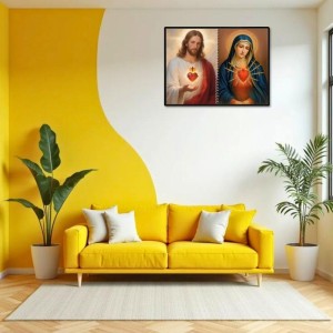 Jesus Christ - Our Lady Of Sorrows Laminated Photo - 9x11 Inches, Divine Blessings For Home & Office And Temple Decoration (F16350) Jesus Christ - Our Lady Of Sorrows Laminated Photo - 9x11 Inches, Divine Blessings For Home & Office And Temple Decoration (F16350)
